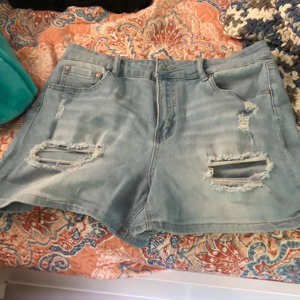 Ripped shorts